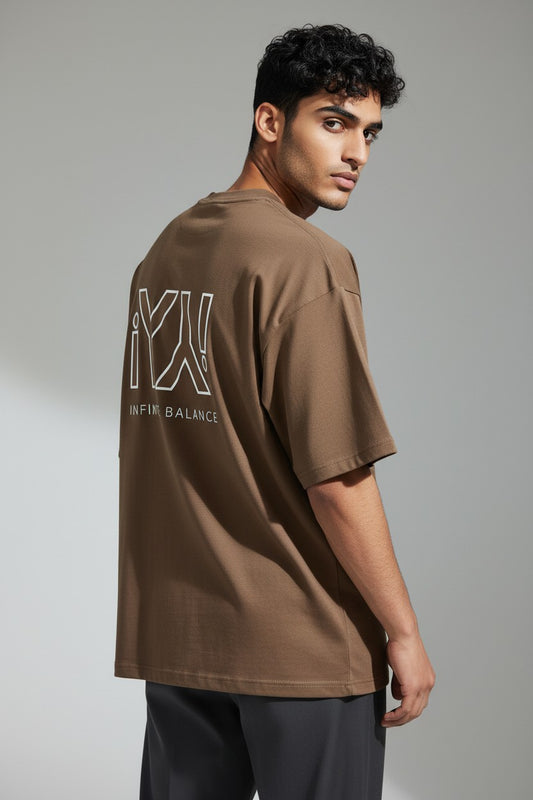 Mens Oversized T-Shirt - Mocha