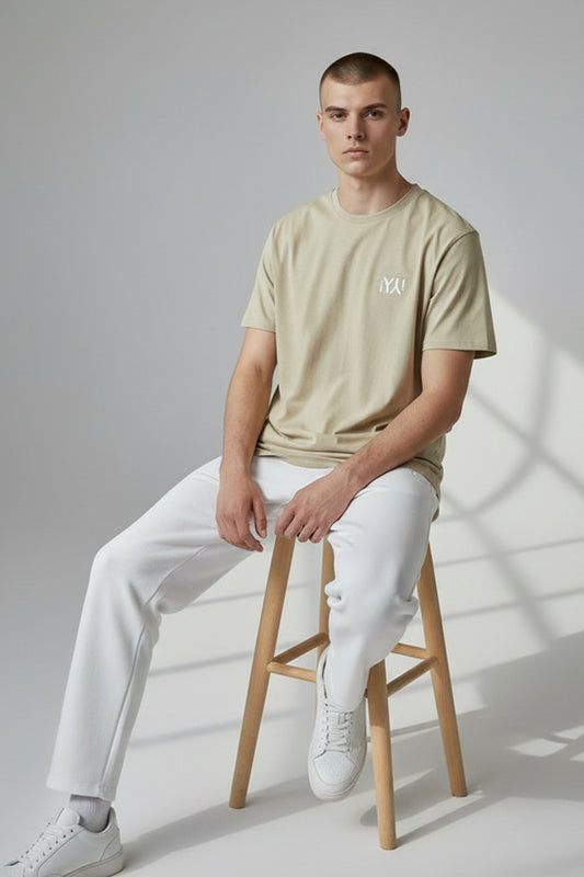 Mens Regular Fit T-Shirt - Stone