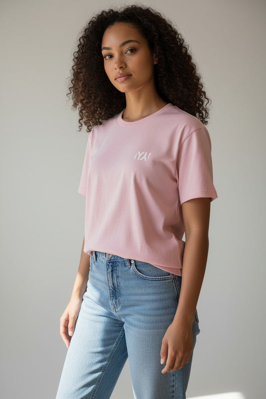 Women's Regular Fit T-Shirt - Cotton Pink